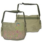 Coraline Pastel Flowers Messenger Bag